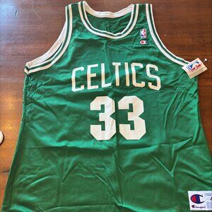 NWT NBA Champion Celtics Larry Bird Jersey - Size 48